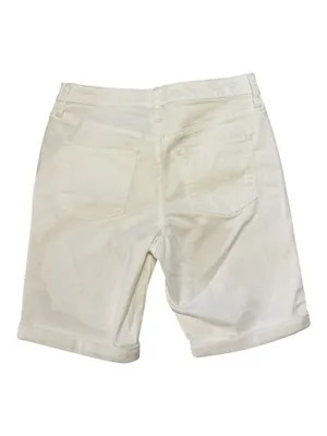 Universal Threads White High-Rise Bermuda Denim Shorts – Size 6 / 28R (Measures 31") thumbnail 2
