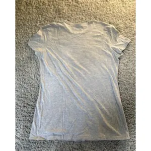 Adidas The Go-To Tee Womens L Gray Graphic Logo Short Sleeve T-Shirt thumbnail 3