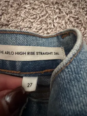 Denim Forum Arlo Aritzia High-Rise Straight thumbnail 3