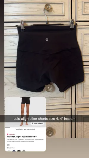 Lululemon Align Biker Shorts thumbnail 2