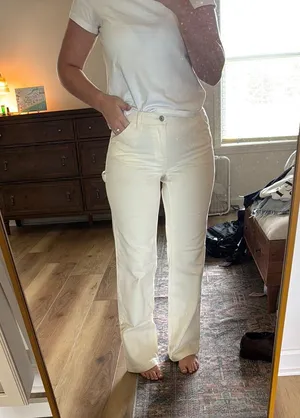 No Boundaries Cream cargo Jeans thumbnail 1