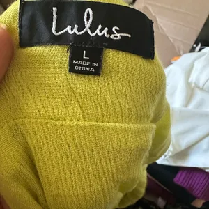 Lulu's Vibrant Lime High-Low Dress thumbnail 3