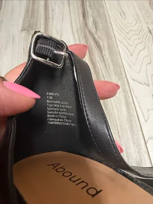 Abound Black Sandals Heels Size 11 thumbnail 5