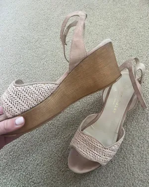 Carmen Salas Nude Platforms Tan Size 9.5 thumbnail 2