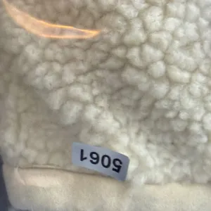 ZARA Sherpa Fleece Jacket Beige Full Zip Pockets Mock Neck Women's M‎ thumbnail 11