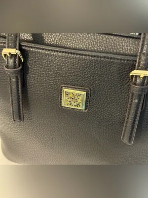 Classic Anne Klein Black Tote Handbag thumbnail 10