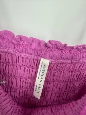 American Eagle Outfitters Pink Boho Romper Size Medium Whimsical Fairy thumbnail 9