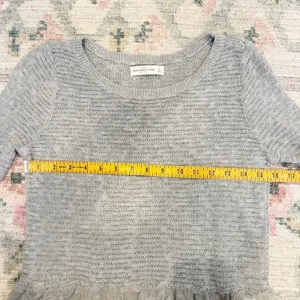 Abercrombie & Fitch Y2K Lace Trim Long Sleeve Top Size Small 2010 Mall Brand thumbnail 5