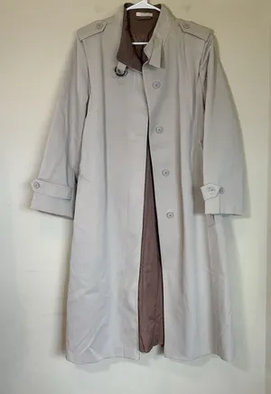 Vintage Forecaster of Boston 13/14 Knee‎ Length Women's Trench Coat thumbnail 1