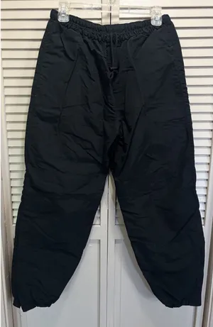 Skillcraft Army Pants Size M Black Lined Pockets Elastic/Cord Hem Zip Ankle thumbnail 1