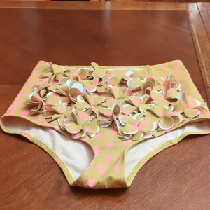 Kortni Jeane kj lime dots Small floral thumbnail 2
