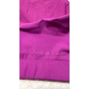 Outdoor Voices TechSweat Racerback Sports Bra Magenta Purple Womens Large thumbnail 3