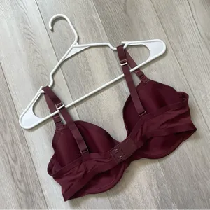 CUUP Demi Bra Burgundy (size 36e) modern tshirt comfy casual everyday thumbnail 2