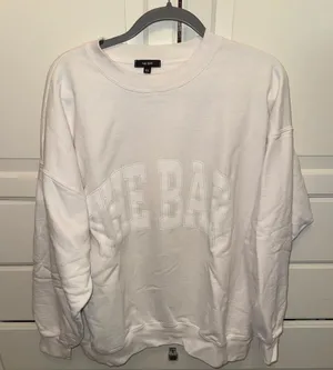 White The Bar sweatshirt thumbnail 1