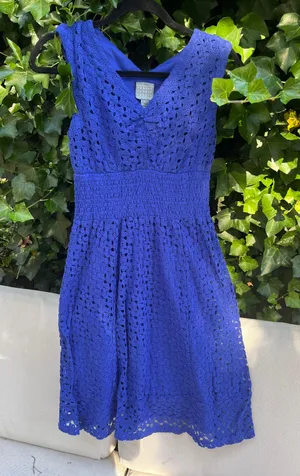 Rabbit Rabbit Rabbit Blue Lace Dress thumbnail 1
