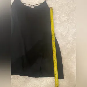 Express black mini dress adjustable spaghetti straps woman’s medium thumbnail 8