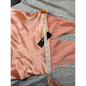 NWT Lulus Size Small Zimri Light Pink Satin Halter Mini Dress Formal Glam thumbnail 6