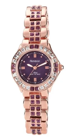 Armitron Women's Genuine Crystal Accented Watches thumbnail 1
