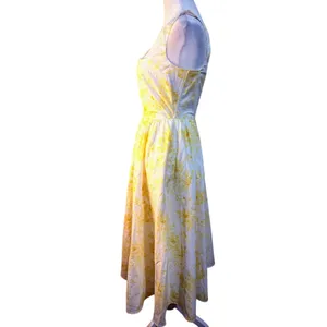 WAYF‎ Yellow White Floral Desi Corset Dress Size XS NWT thumbnail 4