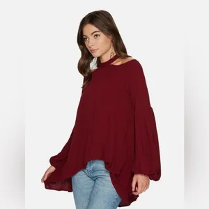 Free People Drift Away Cold Shoulder Tunic Top / Dress thumbnail 6