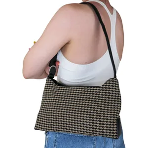 Vintage Y2K Tweed Shoulder Bag Purse thumbnail 2