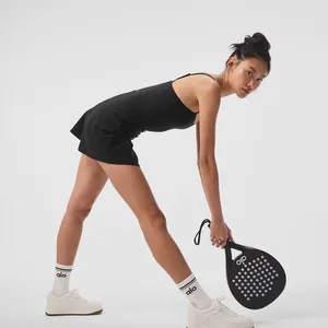Alo Yoga Black Alosoft Courtside Tennis Dress New XS thumbnail 5