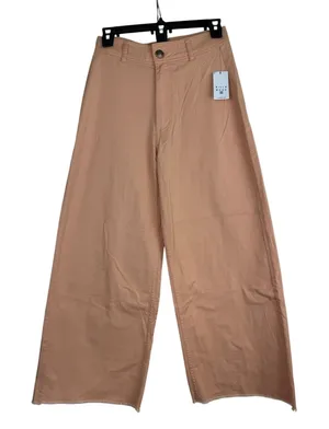 Billabong Side Kick High Waisted Wide Leg Pants Sunset Orange Womens 26 NWT Boho thumbnail 1