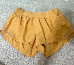 Orange Lululemon Hotty Hot Shorts 2.5" thumbnail 1