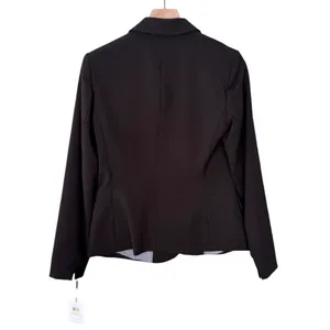 NWT Calvin Klein Blazer Jacket Strectch Black Work Career Women’s Size 4 thumbnail 2