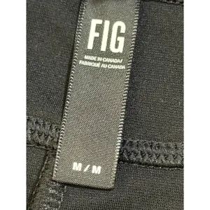 FIG Metro Skirt M Black Knit Pull On Knee Length Travel Pencil Skirt thumbnail 6