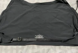 SheIn NEW SOLID SEAMLESS BACKLESS BLACK BRA thumbnail 7