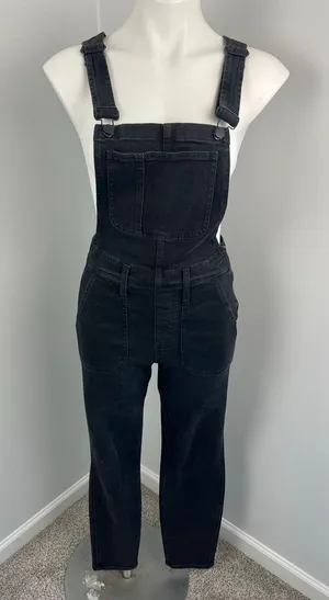 Women's Madewell Denim Dark Wash Overalls XS thumbnail 1