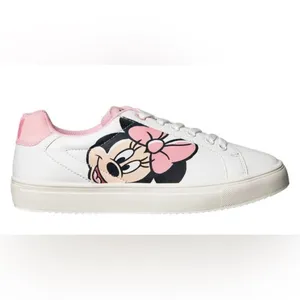 Disney Minnie Mouse White Pink Athletic Sneakers NWT - no box thumbnail 2