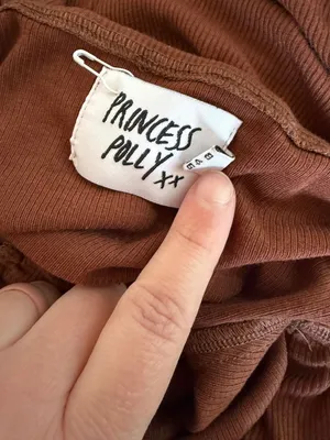 Princess Polly Brown Twist Neckline Mini Dress thumbnail 6
