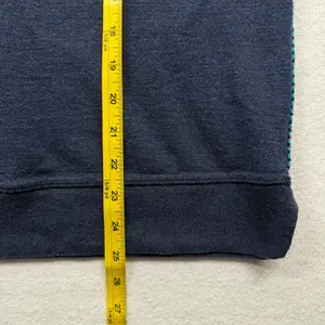 Lululemon Reversible Crewneck Sweatshirt Women’s Large Blue Striped Pullover thumbnail 7