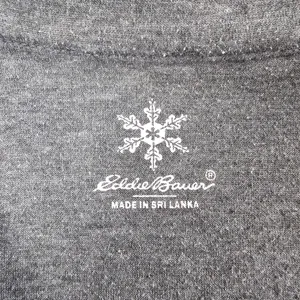 Eddie Bauer Reversible Long Sleeve 1/4 Zip Sweater Womens Size XL Gray/Cream thumbnail 8