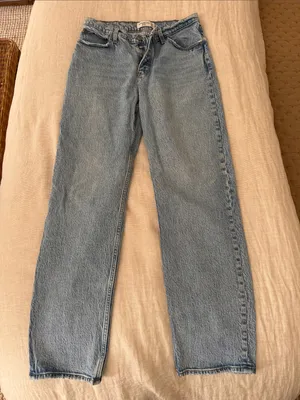Abercrombie & Fitch Dad High Rise Straight-Leg Women's Jeans thumbnail 1