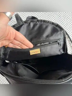 Black Mini Backpack Crossbody Bag - Unbranded thumbnail 4