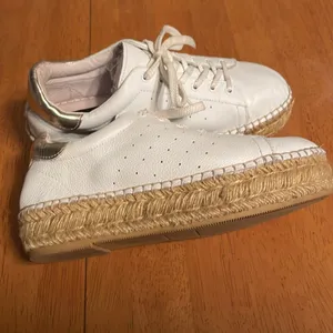 Steve By Steve Madden Espadrille Platform Sneakers 7.5 White Pappy thumbnail 6