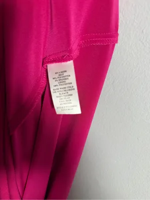 Connected apparel Halter Maxi Dress in Berry Pink 12 NEW thumbnail 4