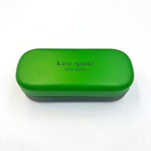 Kate Spade New York Hard Shell Eyeglass Sunglasses Case‎ Flipper Top Green Black thumbnail 5