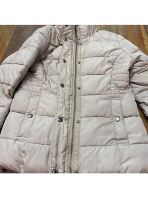 Abercrombie & Fitch Beige Puffer Jacket Womens XS thumbnail 8
