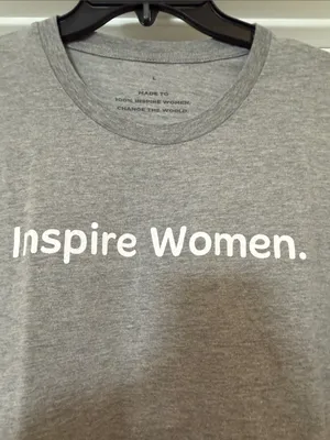 Ann Taylor Inspire Women. Gray Graphic Tee thumbnail 3