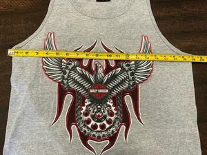 2004 Harley Davidson Men’s Tank Top-Milwaukee-Size Medium thumbnail 7