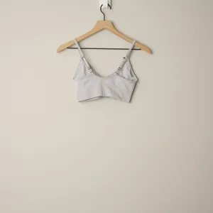 Lululemon Ebb To Street Bra II Sports Athletic Adjustable Spaghetti Straps Gray thumbnail 3