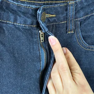 Lioness Alabama Split Hem Dark Wash Straight Leg‎ Denim Jeans Size XS thumbnail 6