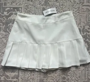 Pacsun white mini skort  thumbnail 1