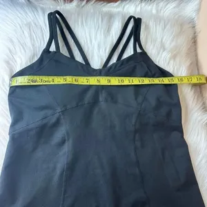 ZELLA Jewel Strappy Back Workout Tank Built In Bra Size Medium thumbnail 6