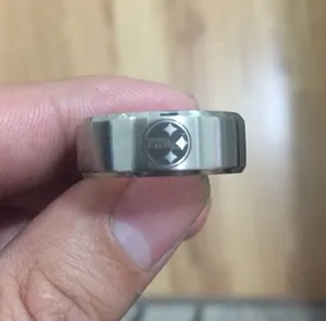 Silver stainless steel Pittsburgh Steelers Ring thumbnail 3