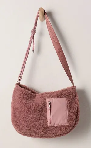 NWT Free People movement Sherpa sling bag- gum thumbnail 1